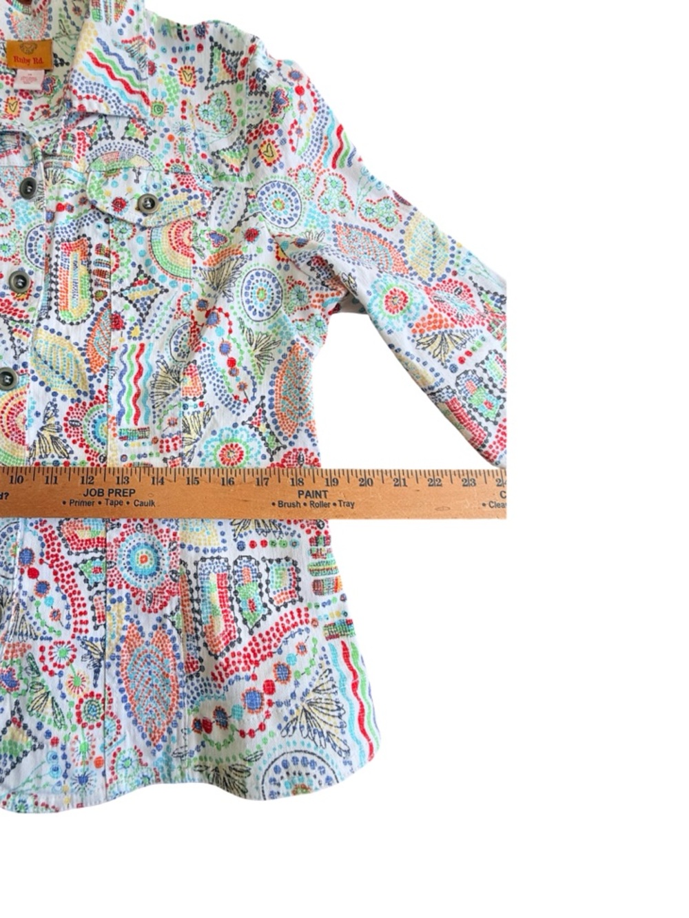 Ruby Rd. Multicolor  Button‑Front Shirt – Size - Picture 6 of 14